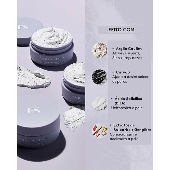 M&aacute;scara Facial Fenty Skin Cookies N Clean Pore Detox